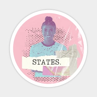 STATES Naomi Girma Soccer USA Olympics Magnet